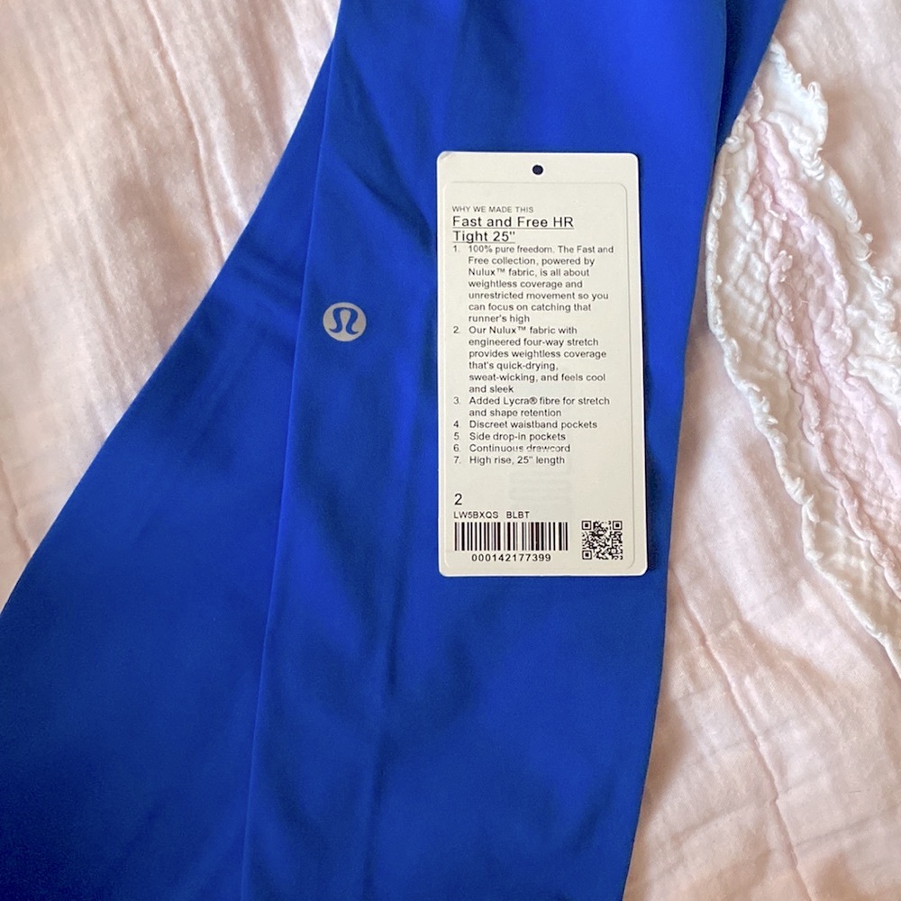 Lululemon blazer blue tone Leggings